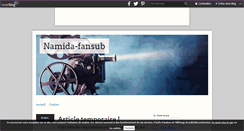 Desktop Screenshot of namida-fansub.over-blog.com