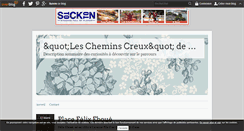 Desktop Screenshot of chemins-creux.over-blog.fr