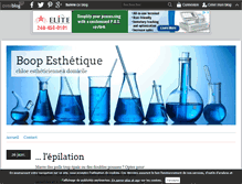 Tablet Screenshot of esthetiqueadomicile.over-blog.fr