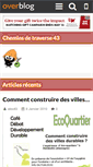 Mobile Screenshot of cheminsdetraverse43.over-blog.com