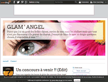 Tablet Screenshot of glam-angel.over-blog.com