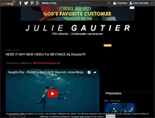 Tablet Screenshot of juliegautier.over-blog.com