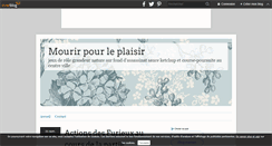 Desktop Screenshot of mourir-pour-le-plaisir.over-blog.com