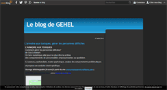 Desktop Screenshot of gehel.over-blog.com