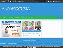 Tablet Screenshot of andarpercresta.over-blog.com