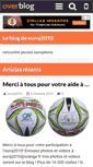 Mobile Screenshot of euroj2010.over-blog.com