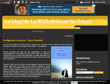 Tablet Screenshot of biblio-drizzt.over-blog.com
