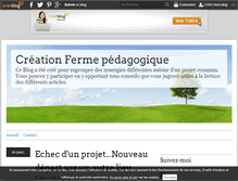 Tablet Screenshot of ferme-pedagogique.over-blog.com