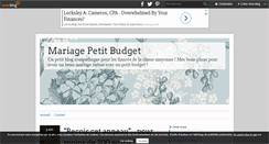 Desktop Screenshot of mariagepetitbudget.over-blog.com