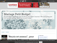 Tablet Screenshot of mariagepetitbudget.over-blog.com