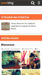 Mobile Screenshot of leboudoirdescreatrices.over-blog.com