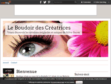 Tablet Screenshot of leboudoirdescreatrices.over-blog.com