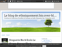 Tablet Screenshot of ethniquement.bio.over-blog.com