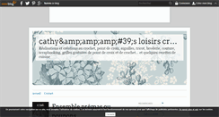 Desktop Screenshot of cathy-creation.over-blog.com