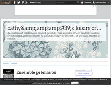Tablet Screenshot of cathy-creation.over-blog.com
