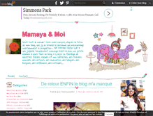 Tablet Screenshot of mamayaetmoi2011.over-blog.com