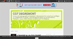 Desktop Screenshot of cgtdegremont.over-blog.com