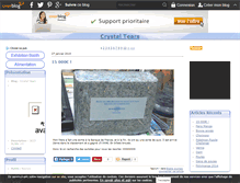 Tablet Screenshot of crystal-tears.over-blog.com