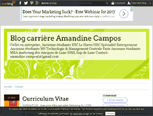 Tablet Screenshot of amandine.campos.over-blog.com