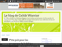 Tablet Screenshot of celtik-warrior.over-blog.fr