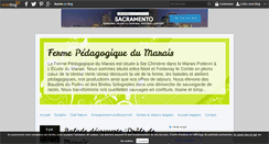 Desktop Screenshot of fermepedagogiquedumarais.over-blog.com