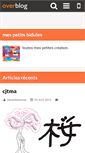 Mobile Screenshot of mesptibidules.over-blog.fr