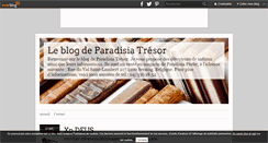 Desktop Screenshot of paradisia-tresor.over-blog.com