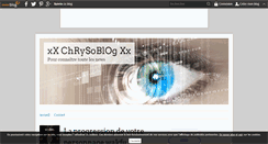 Desktop Screenshot of chrysoblog.over-blog.com