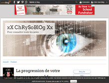 Tablet Screenshot of chrysoblog.over-blog.com