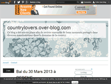 Tablet Screenshot of countrylovers.over-blog.com