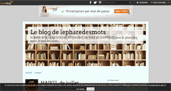 Desktop Screenshot of lepharedesmots.over-blog.com
