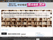 Tablet Screenshot of gendarmerie-collection.over-blog.com
