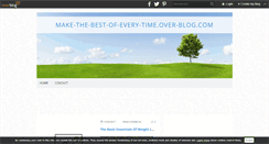 Desktop Screenshot of make-the-best-of-every-time.over-blog.com