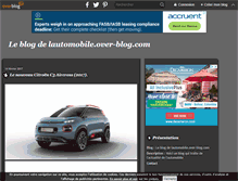 Tablet Screenshot of lautomobile.over-blog.com