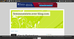 Desktop Screenshot of femmesentete.over-blog.com