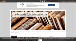 Desktop Screenshot of force-interieure.over-blog.com