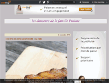 Tablet Screenshot of lesdouceursdelafamillepraline.over-blog.com