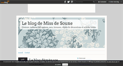 Desktop Screenshot of miss.de.soune.over-blog.com