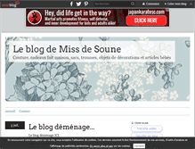 Tablet Screenshot of miss.de.soune.over-blog.com