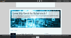 Desktop Screenshot of lovemygeek.over-blog.fr
