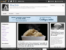 Tablet Screenshot of blognote.over-blog.com