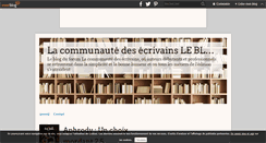 Desktop Screenshot of la.communaute.des.ecrivains.over-blog.fr