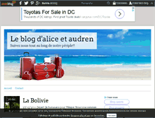 Tablet Screenshot of alice-audren.over-blog.com