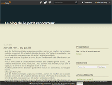 Tablet Screenshot of lepetitrapporteur.over-blog.com
