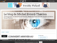 Tablet Screenshot of michel.evrard-thoelen.over-blog.com
