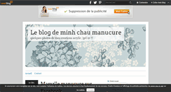 Desktop Screenshot of manucureminhchau.over-blog.com