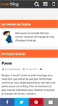 Mobile Screenshot of lemondedesophy.over-blog.com