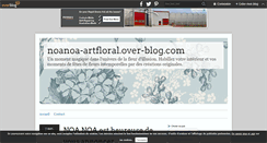 Desktop Screenshot of noanoa-artfloral.over-blog.com