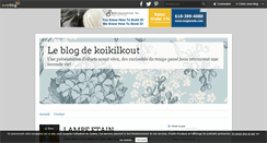 Desktop Screenshot of koikilkout.over-blog.com