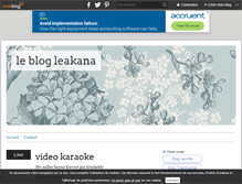 Tablet Screenshot of leakana.over-blog.com